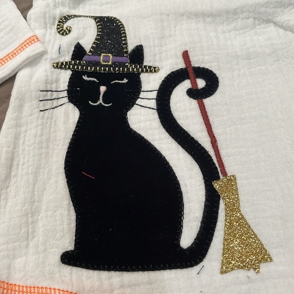 Mud Pie Baby Girl Black Cat Tunic and Legging Set/NWT/12-18M - Picture 3 of 14